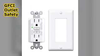 GFCI Outlet Electrical Safety Wall Mount 125V