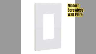 Screwless Wall Plate Modern Matte Finish