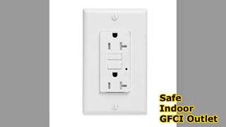 GFCI Outlet 20 Amp Indoor Safety Outlet