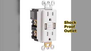 Secure GFCI Outlet A  USB Protects You