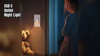 USB C Outlet With Night Light
