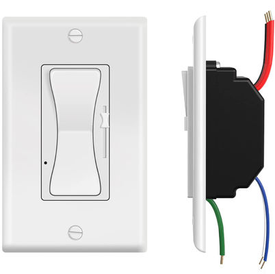 AC Wall Mounted 0-10V Dimmer Fan Speed Regulator Energy Saving 110V-277V