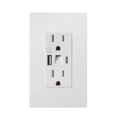 20W Power PD20W Night Light Usb Outlet For Quick Charging