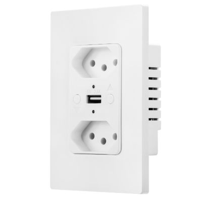 Multi Functional Brazilian Smart WiFi Plug 10A With USB Charging