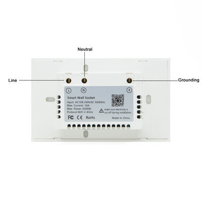 Voice Controlled Tuya Wifi Wall Socket For Easy Home Automation