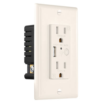 Tuya Intelligent Zigbee Wall Socket 15A 127V for Residential Application