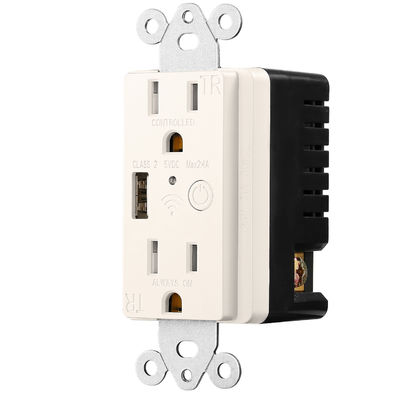 Tuya Intelligent Zigbee Wall Socket 15A 127V for Residential Application