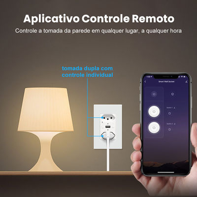 Smart Home Essential Double Smart Socket Hands Free 110-240V