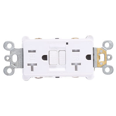 125V 20A Slim GFCI Electrical Outlet Self Test Grounding Fault Interruptor