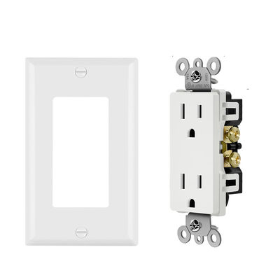Residential And Commercial Wall Mounted Socket 15A 125V For Easy Secure Connection