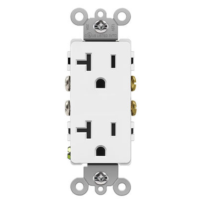 20 Amp Decorator Receptacle Wall Outlet Socket 125V 60Hz