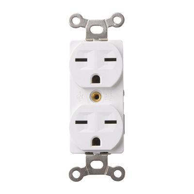 Straight Blade Wall Receptacle 15A 250V With Standard Grounding