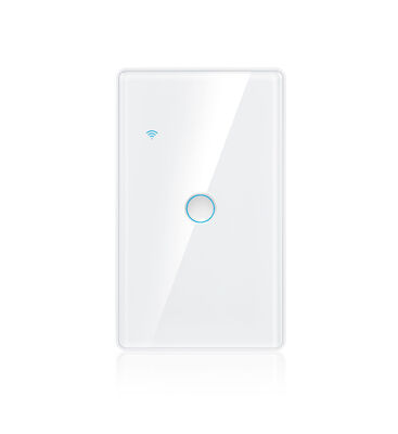 Intelligent Wi-Fi Switch 1Gang Single Pole Remote Control  Lighting On Off Switch