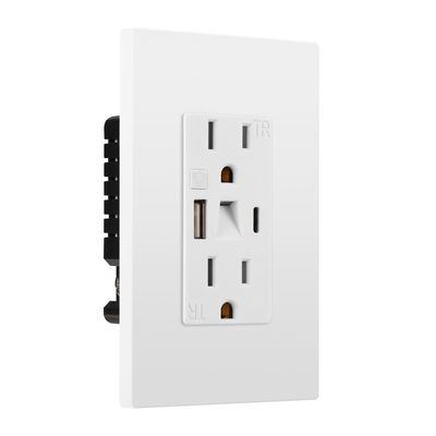 20W Power PD20W Night Light Usb Outlet For Quick Charging
