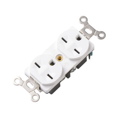 Straight Blade Wall Receptacle 15A 250V With Standard Grounding